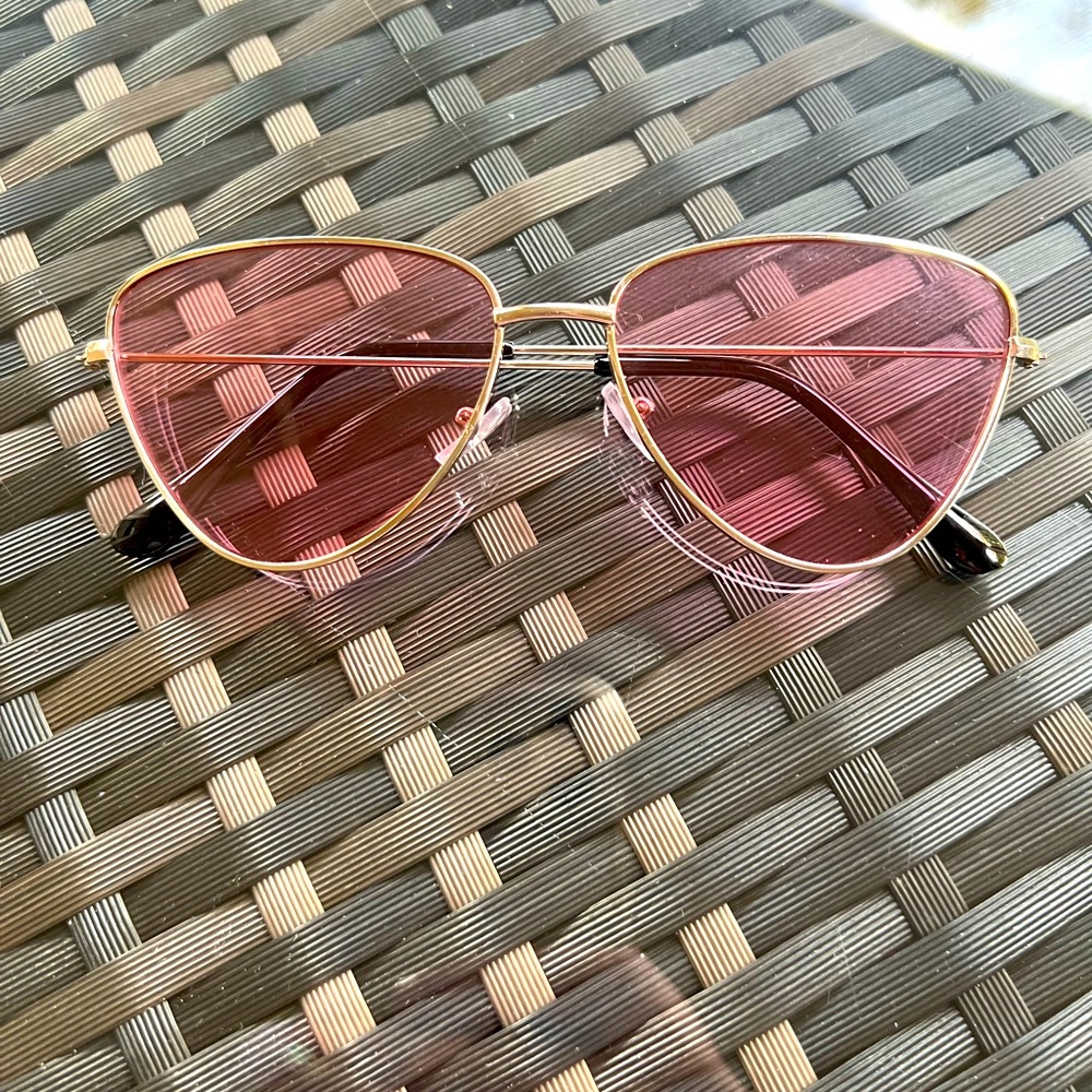 Pink Tinted Sunglasses